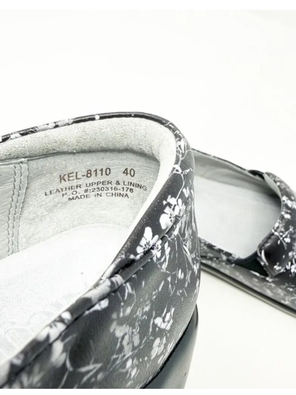Alegria Keli Grey Gardens Professional Nursing Shoes - size 40 - Picture 9 of 9